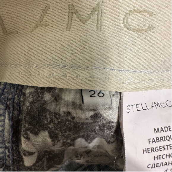 STELLA MCCARTNEY STAR-PRINTED JEANS size 26 - Picture 9 of 16